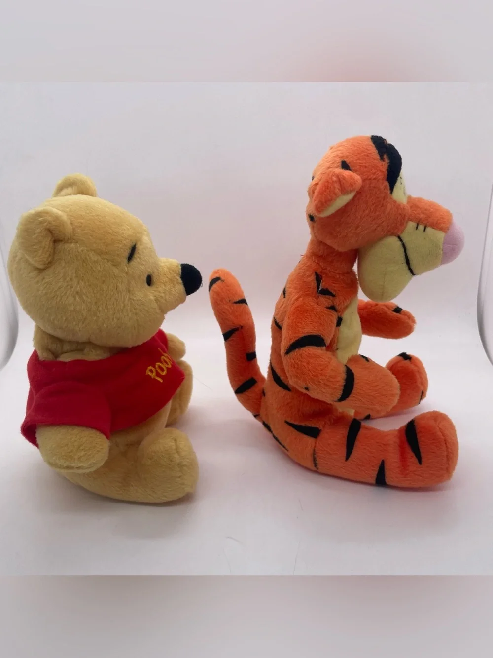 Vintage Disney Winnie The Pooh And Tigger Stuffed Animal Arcotoys Small Plush
